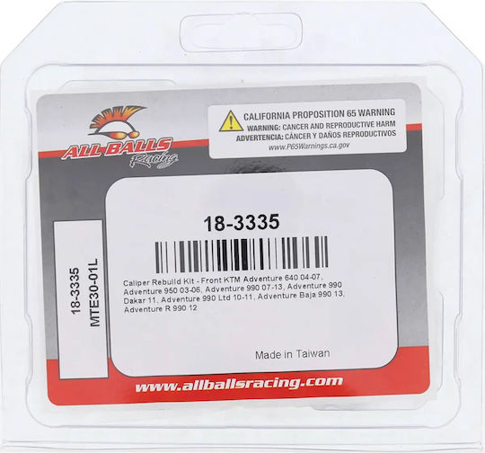 All Balls Front Brake Caliper Repair Kit Standard 18-3335