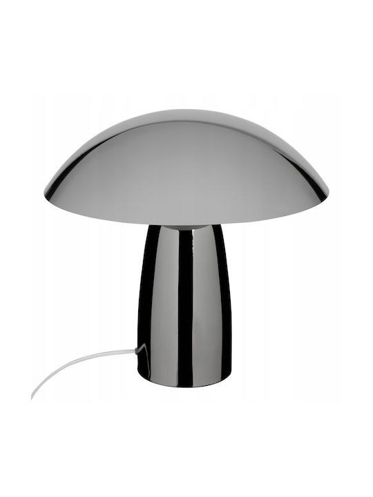 Atmosphera Omia Table Lamp with Silver Shade and Base