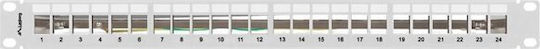 Lanberg Patch Panel 24port Keystone Gray Ppks-0924-s