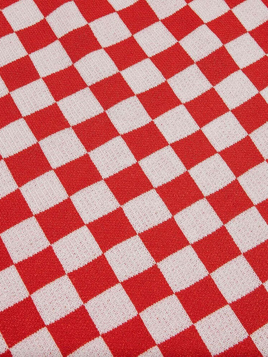 Damen Crop Top Geprüft Rot
