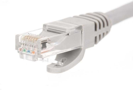 Netrack U/UTP Cat.5e (Gigabit) Καλώδιο Δικτύου Ethernet 0.5m Γκρι