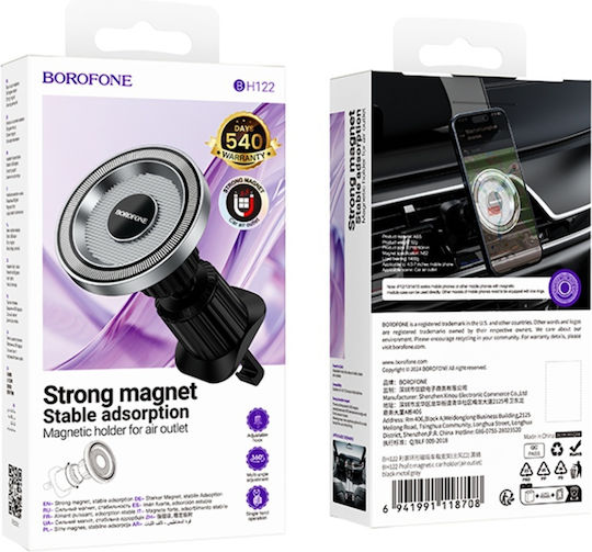 Borofone Car Mobile Mount with Magnet Black