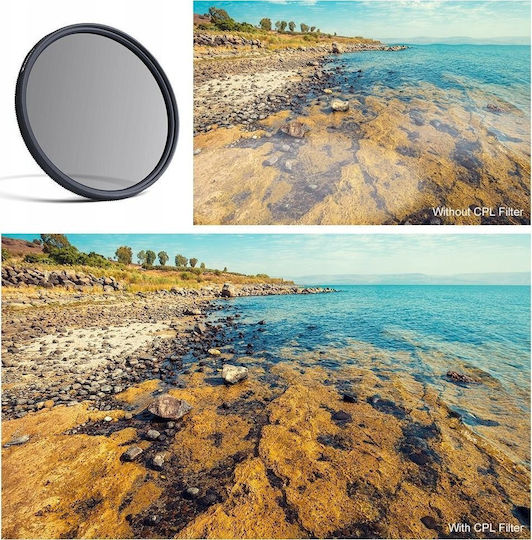 K&F Concept CPL Filter Diameter 46mm with MRC Coating Scratch Resistant for Photography Lenses