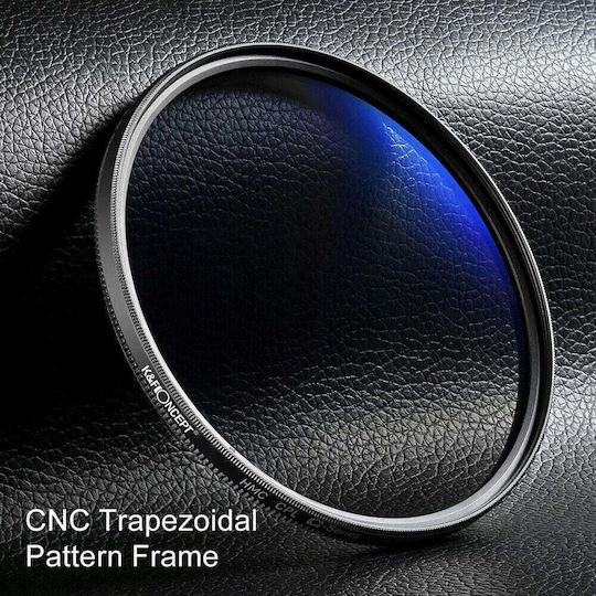 K&F Concept Filtru CPL HD Diametru 58mm cu Filtru pentru Obiective MC (Multi-Coated) pentru Obiective Foto
