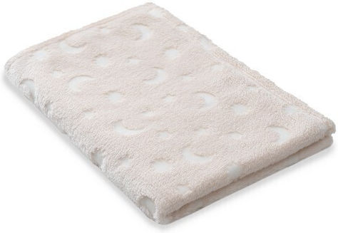Interbaby Blanket Nursery Swaddling Blankets Stars Beige 80x110cm