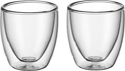 WMF Set Glass Transparent Espresso Cups 2 Pieces