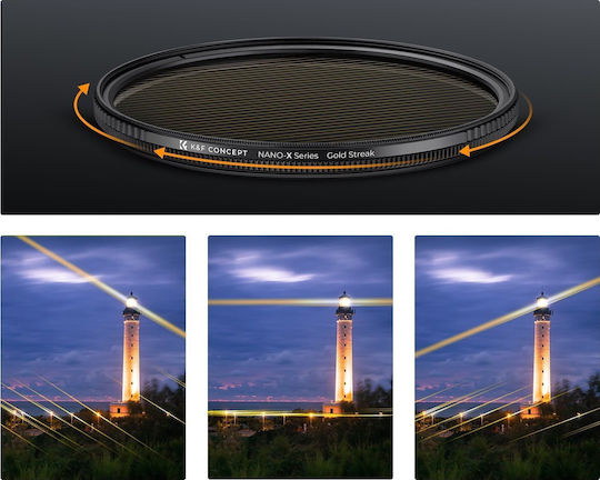 K&F Concept Special Effects Lens Filter Diameter 72mm with MRC Coating Scratch Resistant for Camera Lenses