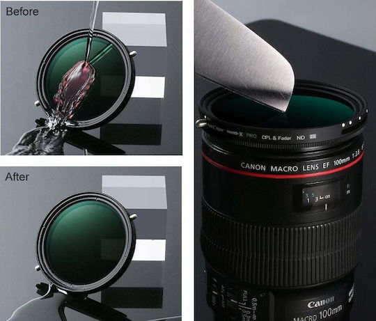 K&F Concept CPL Filter Diameter 49mm with MRC Coating Scratch Resistant for Photography Lenses