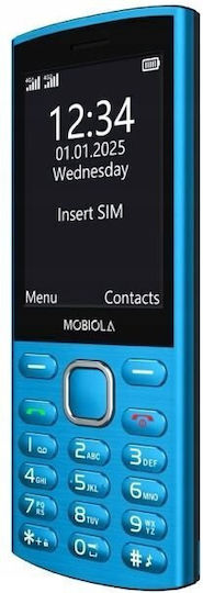 Mobiola MB4280 Dual SIM Mobile with Large Buttons Blue