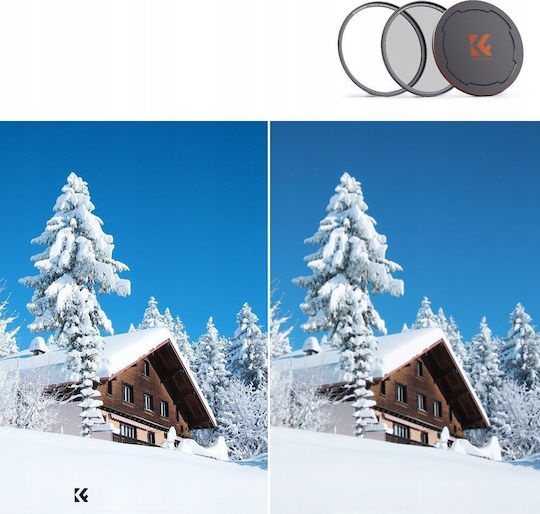 K&F Concept Filter CPL / HD / Adapter / PL / Coloured 77mm for Camera Lenses