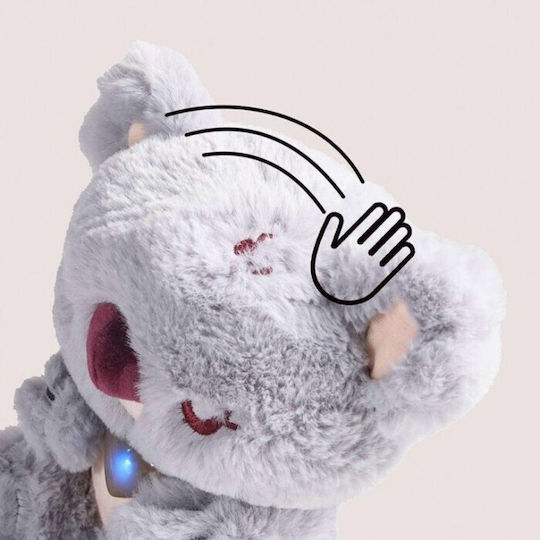 Top Bright Wooden Plush Interactive Baby Koala Wooden Chair 121200