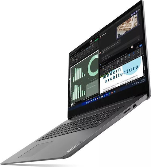 Lenovo V17 G4 IRU 17.3" IPS FHD (i7-13620H/16GB/512GB SSD/W11 Pro) Gri de fier (Tastatură US)
