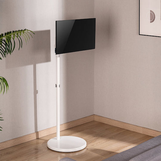 Maclean Energy MC-970W Стойка за телевизор Под до 35" Бял