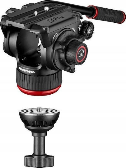 Manfrotto 504X Fluid Video Head with Alu Twin leg tripod MS Video Tripod