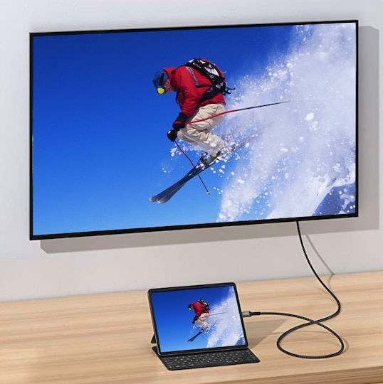 Equip HDMI 1.4 High Speed 1080p 120Hz Cable HDMI Male - USB-C Male 3m Black
