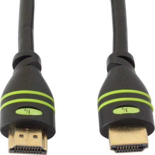 Techly Cable HDMI male - HDMI male 2m Μαύρο
