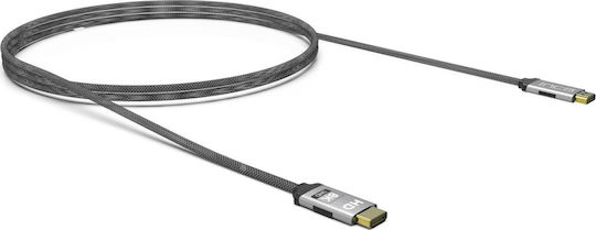 Inca HDMI 2.1 Ultra High Speed 48Gbps 4K 120Hz HDR VRR Cable HDMI Male - HDMI Male 3m Black