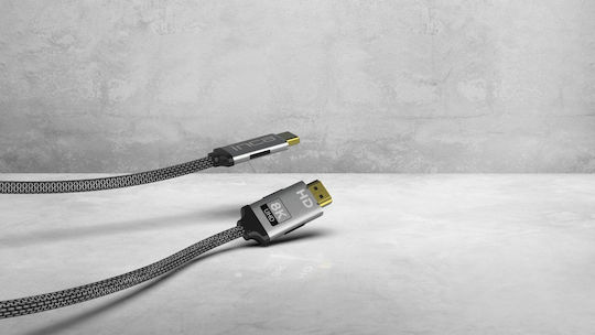 Inca HDMI 2.1 Ultra High Speed 48Gbps 4K 120Hz HDR VRR Cable HDMI Male - HDMI Male 3m Black