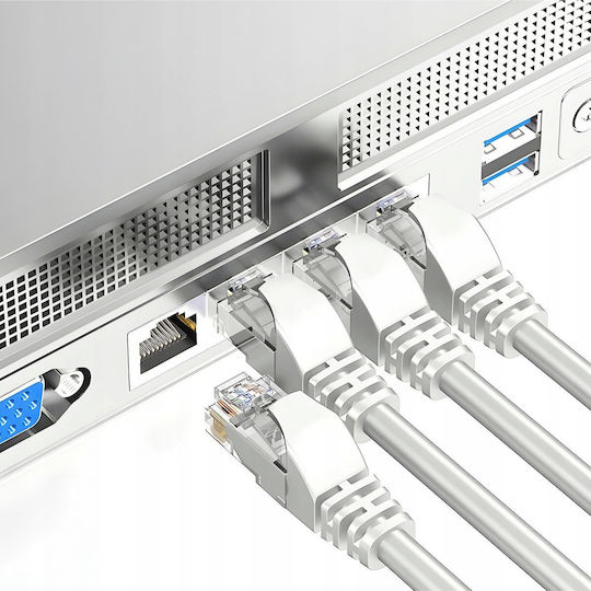 Montis U/UTP Cat.5e Ethernet Network Cable 2m White