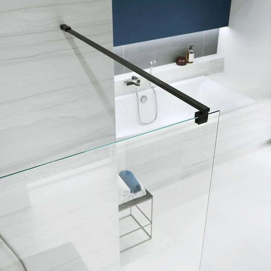 Cersanit Cabin for Shower with Sliding Door 120x200cm Black