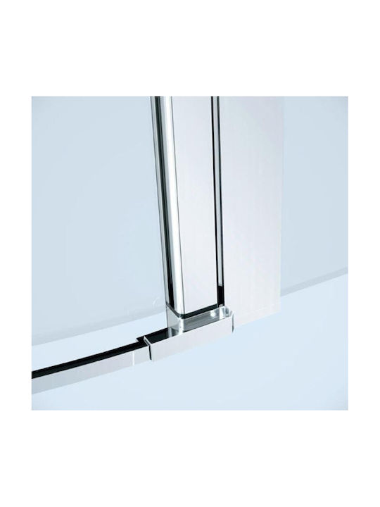 Cersanit Kabine für Dusche mit Aufklappbar Tür 80x195cm