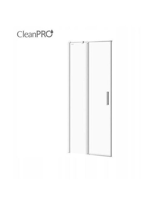 Cersanit Kabine für Dusche mit Aufklappbar Tür 80x195cm