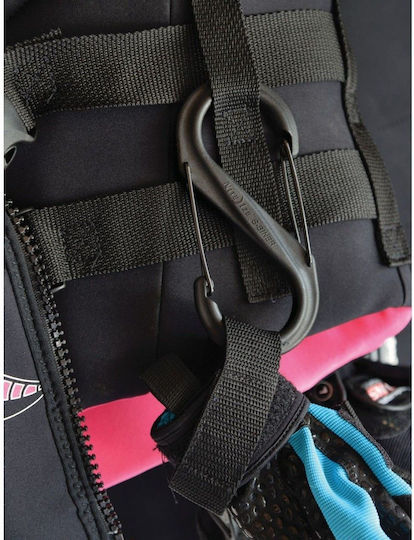 Nite Ize Carabiner S-biner Dual #6 Plastic Black Sbp6-03-01bg
