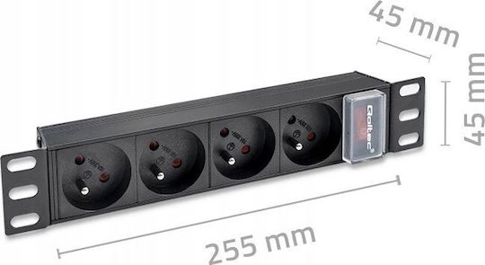 Qoltec Rack Power Strip 54602 1Stück