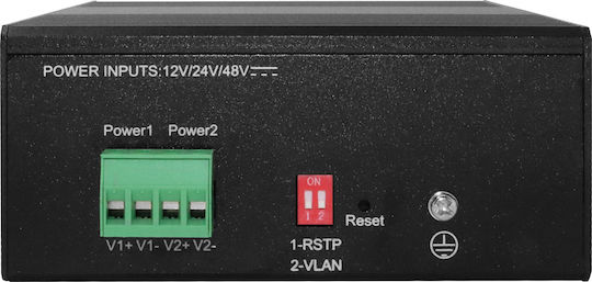 Level One IGS-2110 Managed L2 Switch with 8 Gigabit (1Gbps) Ethernet Ports and 2 SFP Ports