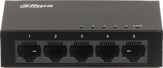 Dahua PFS3005-5GT-V2 Unmanaged L2 Switch with 5 Gigabit (1Gbps) Ethernet Ports