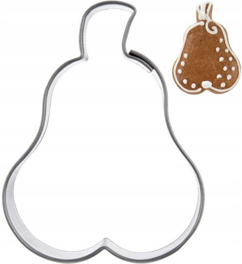 Steel Pear-Shaped Cookie Cutter 4.5 Cm