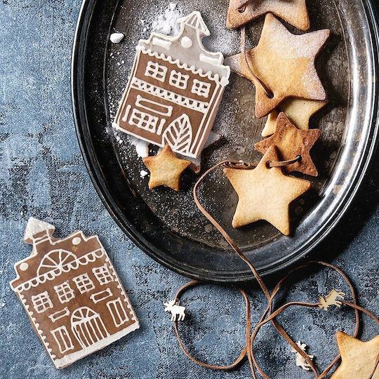 Steel Cookie Cutter House 10 cm