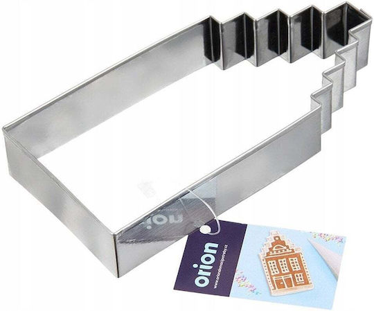 Steel Cookie Cutter House 12 Cm