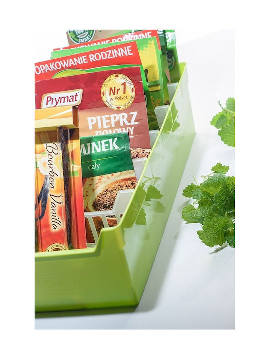 Branq Θήκη Μπαχαρικών Πλαστική Πράσινη