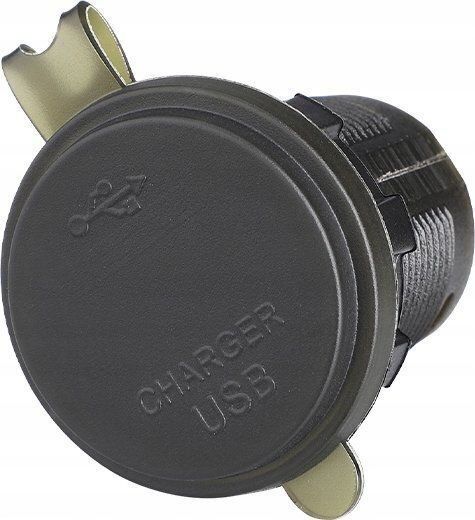 Blow Auto-Ladegerät 4A mit Anschlüssen: 1xUSB 1xType-C und Voltmeter Schwarz Farbe