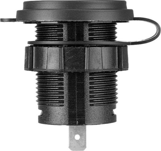 Blow Auto-Ladegerät 4A mit Anschlüssen: 1xUSB 1xType-C und Voltmeter Schwarz Farbe
