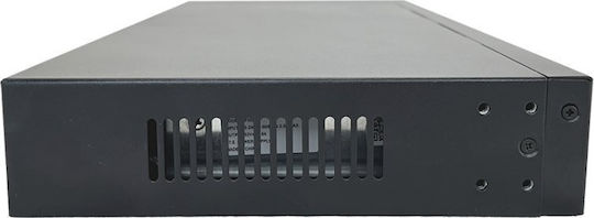Avizio Power AV-SU16GP2F Negestionat L2 PoE+ Switch cu 16 Porturi Gigabit (1Gbps) Ethernet și 2 Porturi SFP