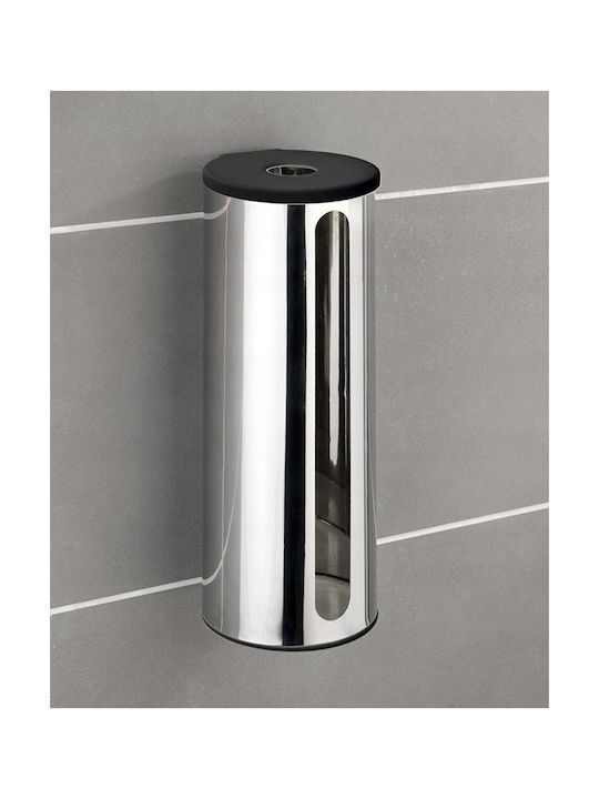 Wenko Wandmontierter Papierhalter Silber