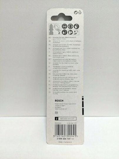 Bosch T 345 Xf Jig Saw Blades 108 Mm Bim Metal 2 Pieces