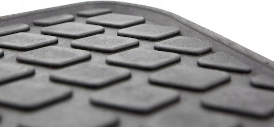 Set of Front and Rear Mats 4pcs for Honda Jazz Black