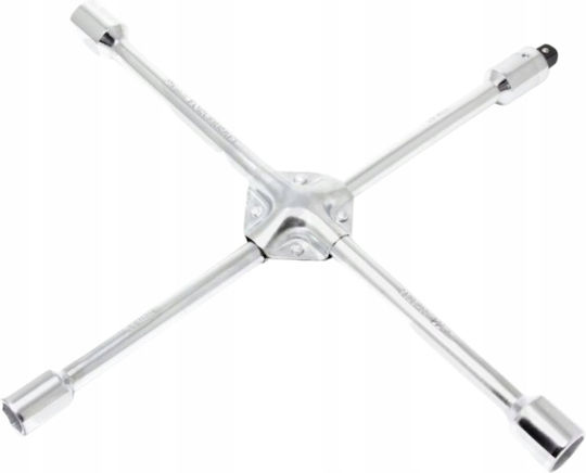 Cross Wrench Car Wheels 17-19-21-22mm Cross 1/2" Adapter