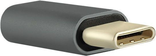 Qoltec Convertor USB-C Masculin În Micro USB Feminin 1 Bucată 50478