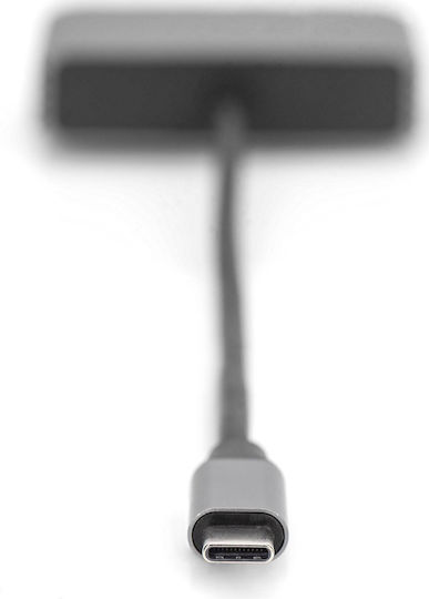 Digitus Μετατροπέας USB-C male σε DisplayPort / VGA female 1τμχ DA-70827