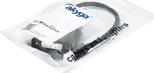 Akyga Μετατροπέας mini DisplayPort / Thunderbolt male σε mini DisplayPort / Thunderbolt female 1τμχ AK-AD-37