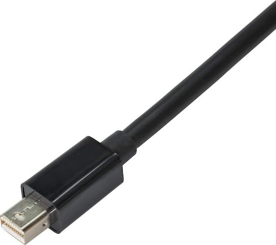 Akyga Μετατροπέας mini DisplayPort / Thunderbolt male σε mini DisplayPort / Thunderbolt female 1τμχ AK-AD-37