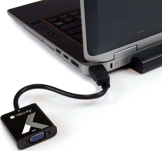 Techly Convertor HDMI / VGA masculin în HDMI / VGA feminin 1buc 361902