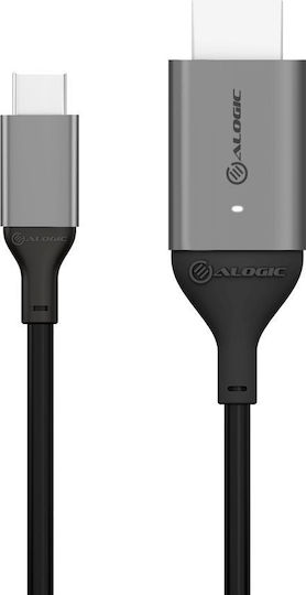 Alogic Convertor USB-C masculin în HDMI feminin Gri 1buc ULCHD01-SGR