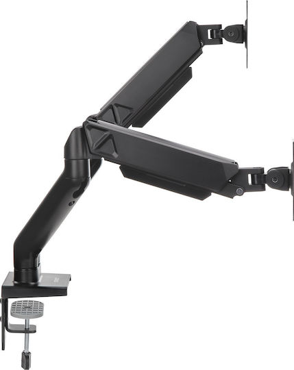 SENSE7 Hang Double Επιτραπέζια Βάση για 2 Οθόνες έως 32" με Βραχίονα