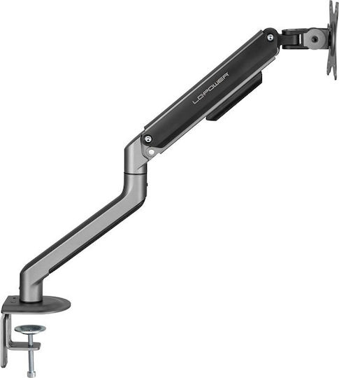 LC-Power Stand Desk Mounted Monitor up to 32" with Arm Silver (LC-EQ-A32B)