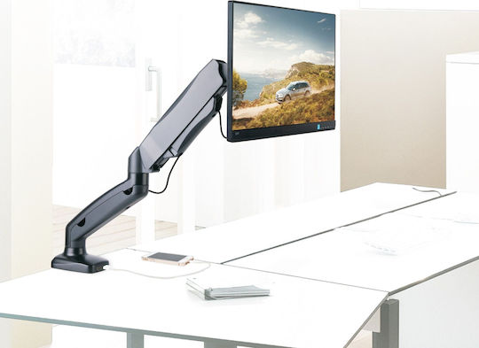 Techly Stand Desk Mounted Monitor up to 27" with Arm (ICA-LCD-514)